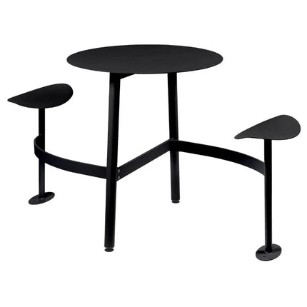 Fermob BOLDER 2-seater modular round outdoor table with integrated seating