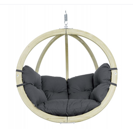 Globo Wooden Hanging Chair in Anthracite – CWDH Ireland – photo 15