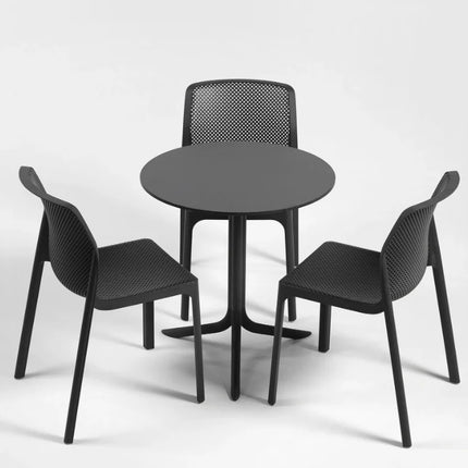 Nardi Bit outdoor armchair antracite polypropylene UV-stabilised modern design outdoor patio Ireland