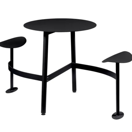 Fermob BOLDER 2-seater modular round outdoor table with integrated seating