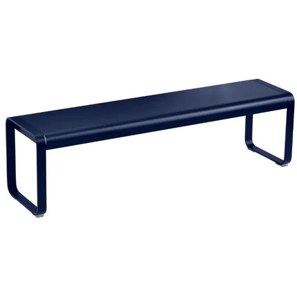 Fermob Bellevie outdoor bench with aluminum powder-coated finish