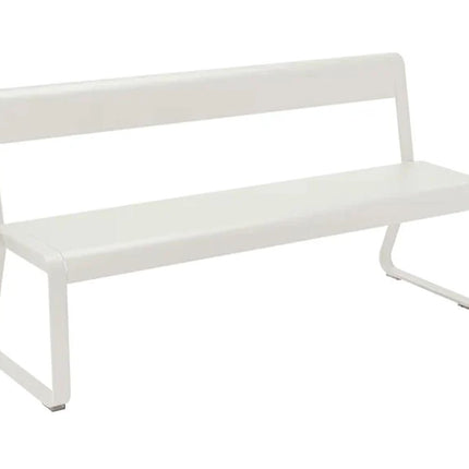 Fermob Bellevie outdoor garden bench with backrest