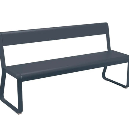 Fermob Bellevie outdoor garden bench with backrest
