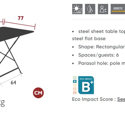  outdoor hospitality furniture with a sleek design for restaurant or garden use