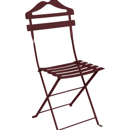 Fermob Bistro Valet Folding Chair in outdoor setting