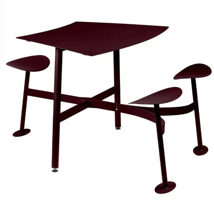 Fermob Bolder 3 Seater bar stool featuring integrated seating