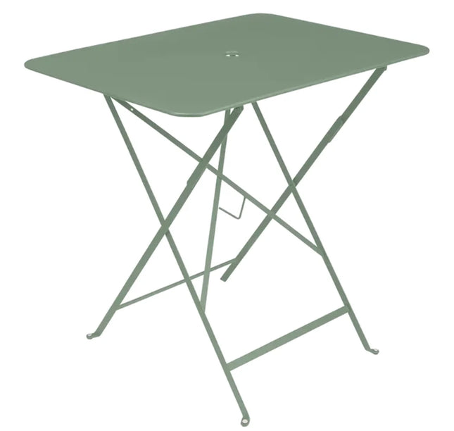  foldable metal outdoor table with cactus design