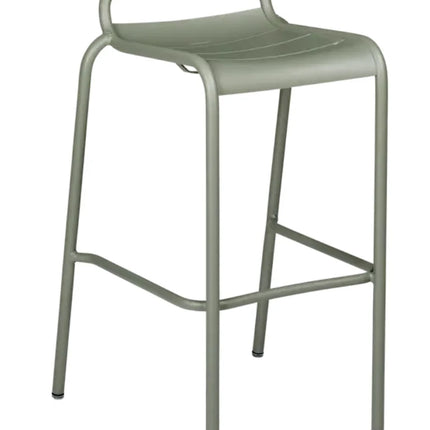 Fermob Luxembourg bar stool in antracite finish