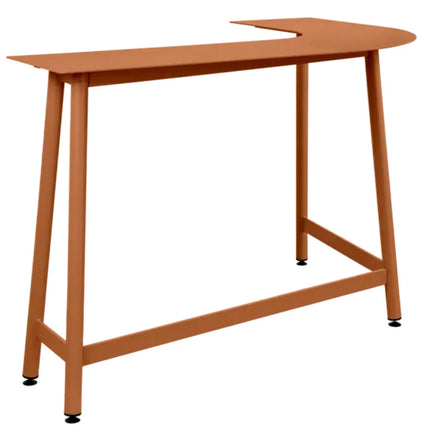  outdoor metal furniture with a modern design for garden or patio seating.
