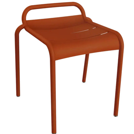 Fermob Luxembourg outdoor stool in liquorice color