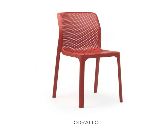 Nardi Bit outdoor armchair corallo polypropylene UV-stabilised modern design outdoor patio Ireland