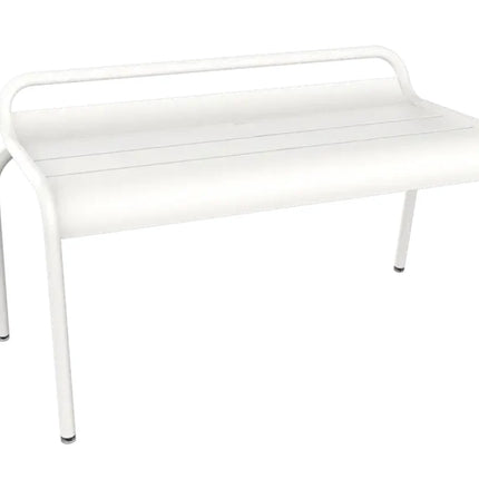 Dark grey Fermob Luxembourg stackable outdoor bench