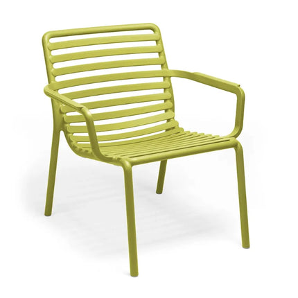 Nardi Doga Relax outdoor chair in Menta color with wooden frame