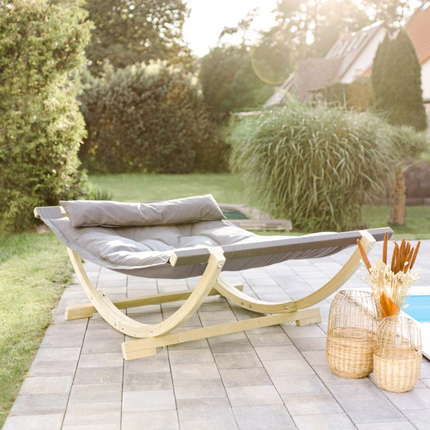 Lounge Bed XXL – Floating Lounger with FSC Wooden Frame | CWDH Ireland