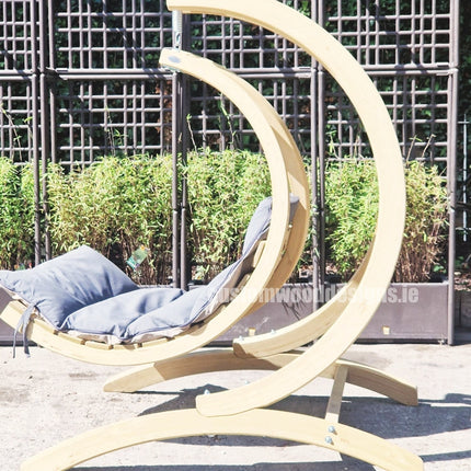Wooden Swing Chair & Stand Set – photo 2