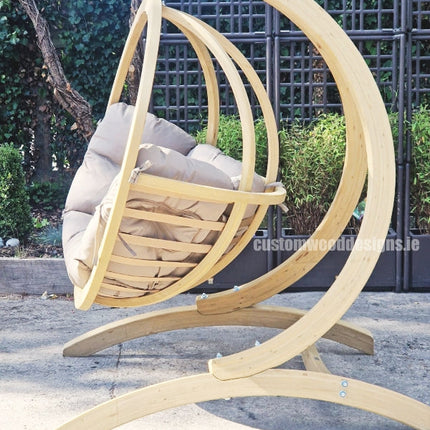 Globo Wooden Hanging Chair & Stand Set – photo 9