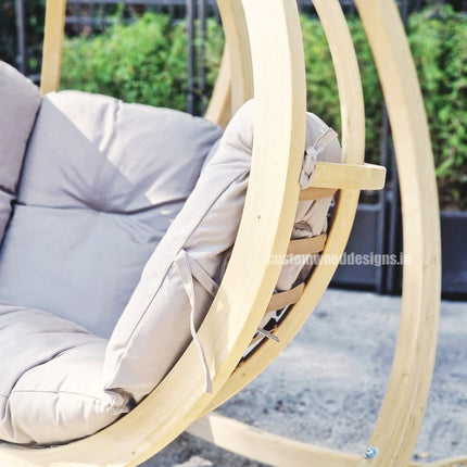Globo Wooden Hanging Chair & Stand Set – photo 6