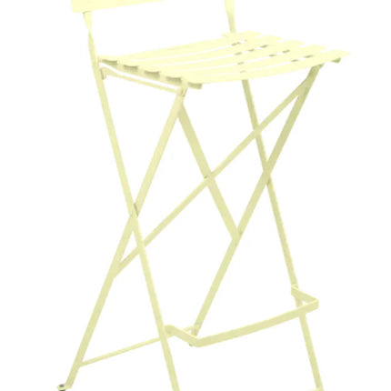 Fermob Bistro high bar stool in antracite black with a foldable design