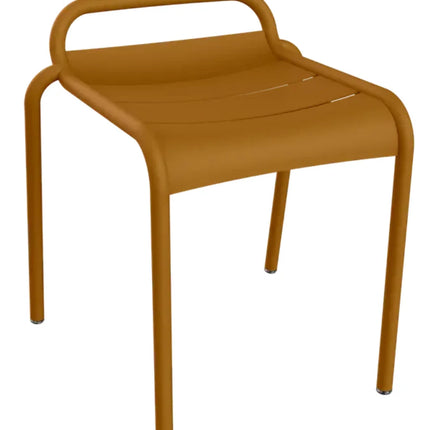 Ice mint Fermob Luxembourg outdoor stool for dining