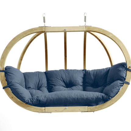 Globo Royal Double Hanging Chair & Wooden Stand Set in Brisa – CWDH Ireland – photo 2