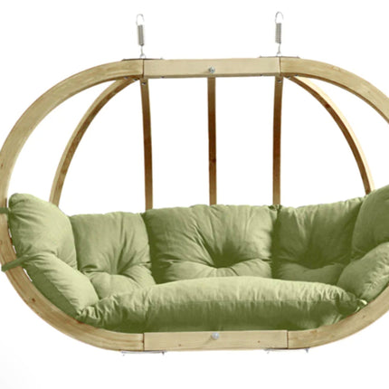Globo Royal Double Hanging Chair & Wooden Stand Set in Olive – CWDH Ireland – photo 13