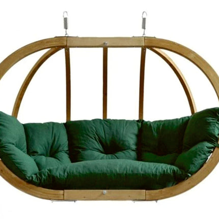 Globo Royal Double Hanging Chair & Wooden Stand Set – photo 15