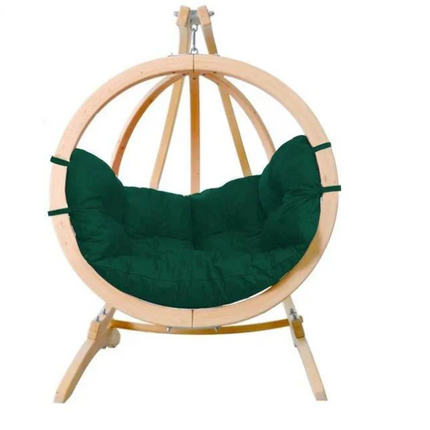 Globo Wooden Hanging Chair & Stand Set – photo 13