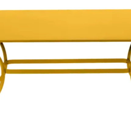 Fermob Romane table in Acapulco Blue