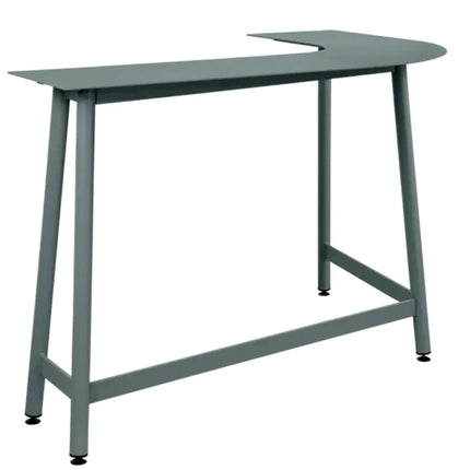  featuring a curved seat and sturdy metal frame.