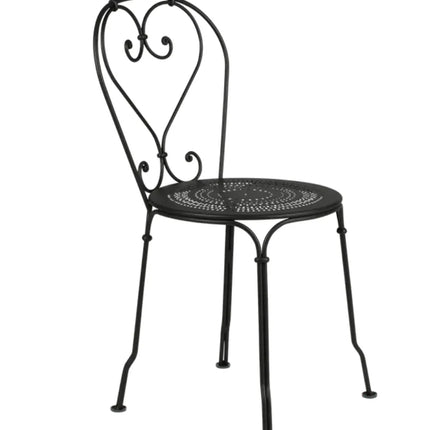 Fermob 1900 outdoor metal chair with colorful painted finish