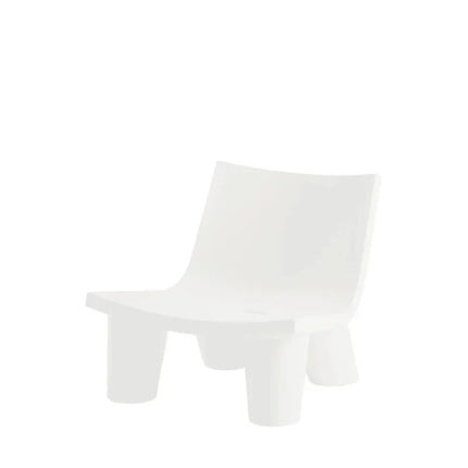  featuring a modern design with a rounded seat and sleek legs for outdoor or indoor use.
