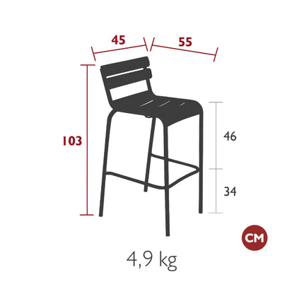  suitable for pub or bar seating.