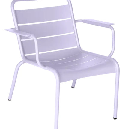 Fermob Luxembourg Garden Armchair Lounge with curved armrests and outdoor-friendly design
