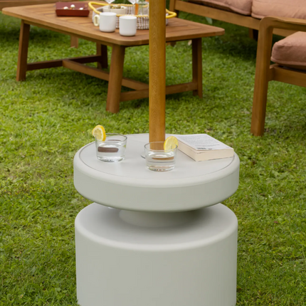 Universal Moulded Parasol Base with Storage