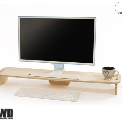 Nita Monitor Stand - Custom Wood Designs