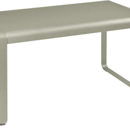 Fermob Bellevie outdoor metal table in clay grey