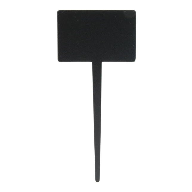 Securit Silhouette Black Chalkboard Tags 18x8 Cm Pack Of 6 With Chalk Marker – Securit hospitality signage