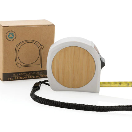 Recycled plastic bamboo tape from XD Collection