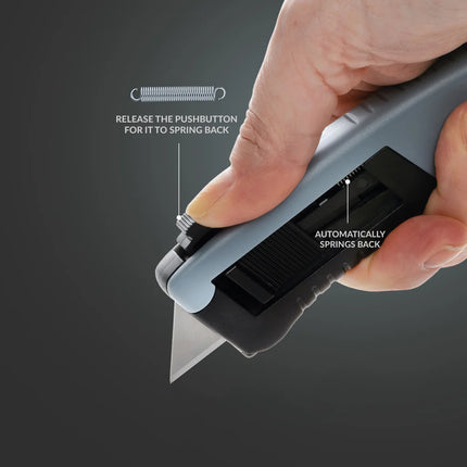 XD Collection RCS certified recycled plastic auto retract safety knife