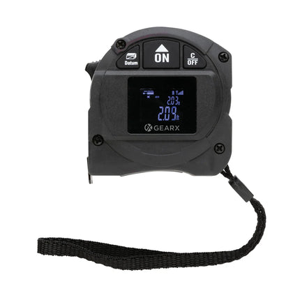 GearX 5M tape measure with 30M laser tool