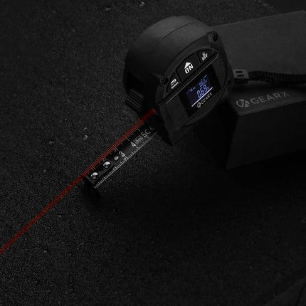GearX 5M tape measure with 30M laser distance tool