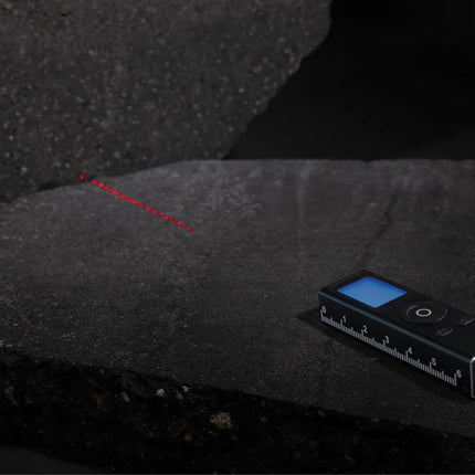 GearX RCS recycled aluminum laser measure in black