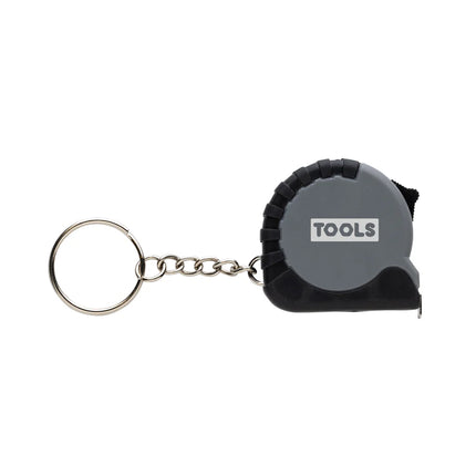 XD Collection MeasureMate RCS recycled ABS 1-meter tape keychain with lanyard