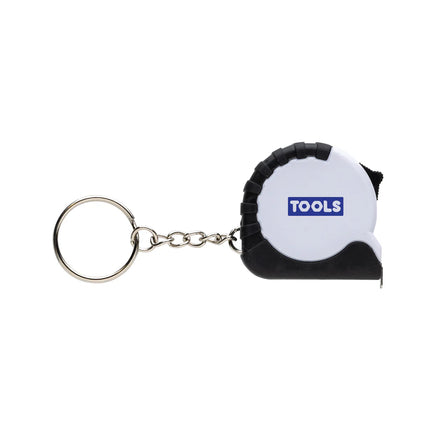 XD Collection MeasureMate RCS recycled ABS 1-meter tape keychain with lanyard