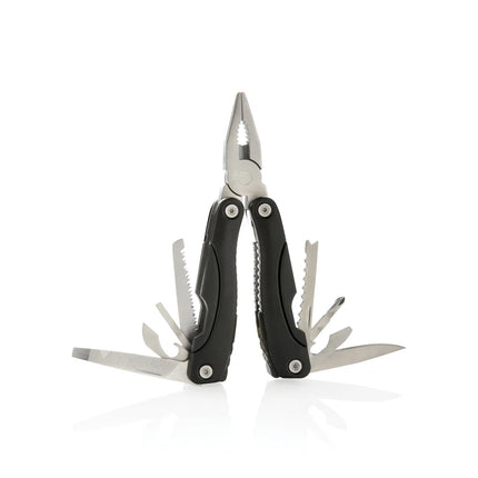  showing a versatile multi-purpose tool with multiple attachments and handles.
