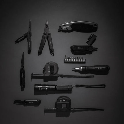 GearX multitool pliers with multiple tools folded out