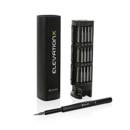 Gear X RCS recycled aluminum precision screwdriver set with 46 pieces