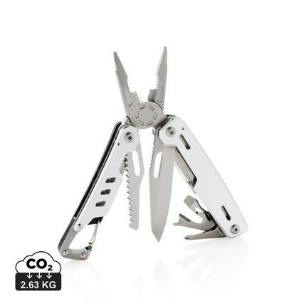 Solid XD Collection multitool with carabiner featuring pliers