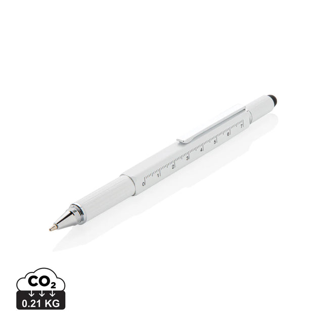 XD Collection 5-in-1 aluminium toolpen with multiple tools and torch for versatile DIY and repair tasks.