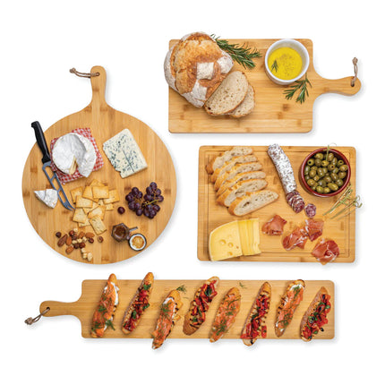 Ukiyo bamboo rectangle serving board for home and living